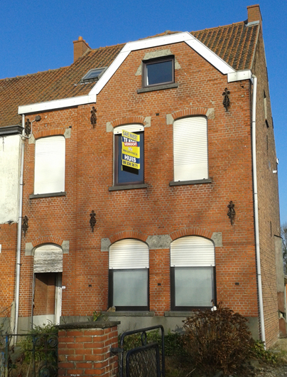 Verkocht huis klaar voor renovatieplan van architect in Gent