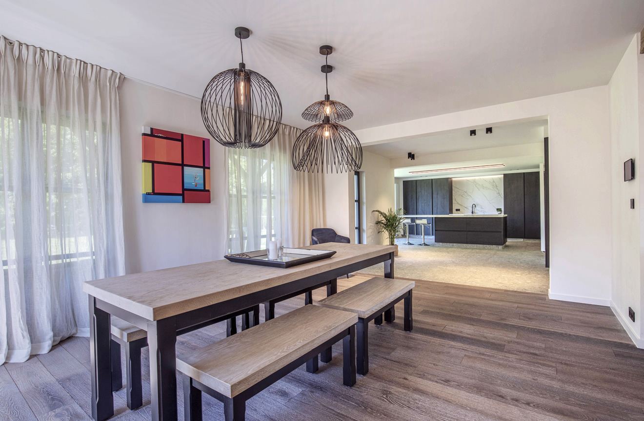 Totaalrenovatie interieur in woning Sint Martens Latem